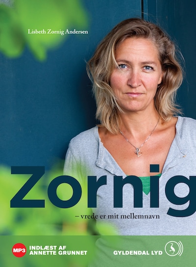 Zornig – omslag til lydbogen af Lisbeth Zornig Andersen