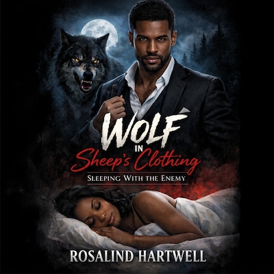 Wolf In Sheep's Clothing – omslag til lydbogen af Rosalind Hartwell