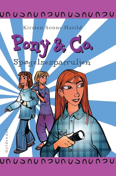 Pony & Co. 9 - Spøgelsespatruljen – omslag til lydbogen af Kirsten Sonne Harild