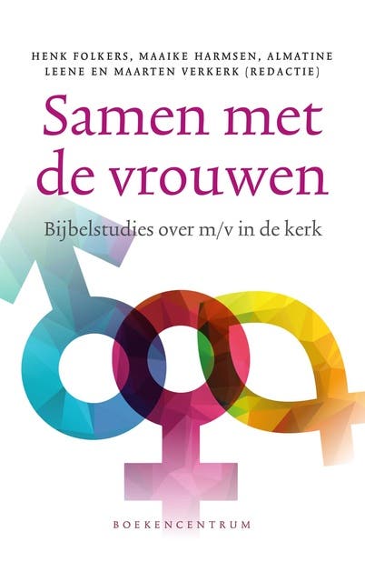 Samen met de vrouwen: Bijbelstudies over m/v in de kerk – omslag van het luisterboek van Almatine Leene,Maarten Verkerk