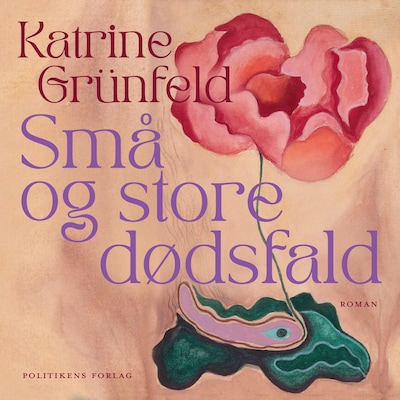 Små og store dødsfald – omslag til lydbogen af Katrine Grünfeld