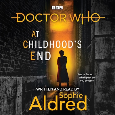 Doctor Who: At Childhood’s End – omslag til lydbogen af Sophie Aldred