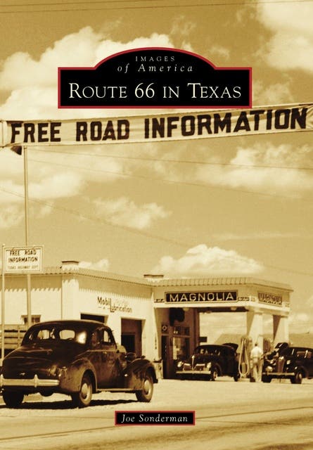 Route 66 in Texas – omslag til lydbogen af Joe Sonderman