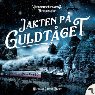 Jakten på guldtåget – omslag till ljudboken