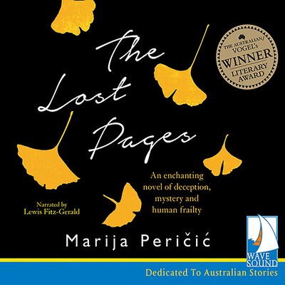 The Lost Pages – omslag til lydbogen af Marija Pericic