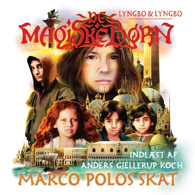 Marco Polos skat – omslag til lydbogen af Lasse Lyngbo, Martin Lyngbo