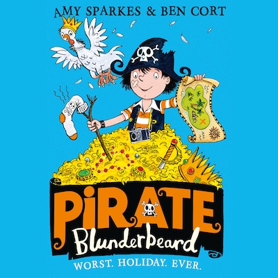 Pirate Blunderbeard: Worst. Holiday. Ever. – omslag til lydbogen af Amy Sparkes