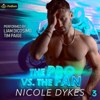 The Pro vs. The Fan – omslag til lydbogen af Nicole Dykes