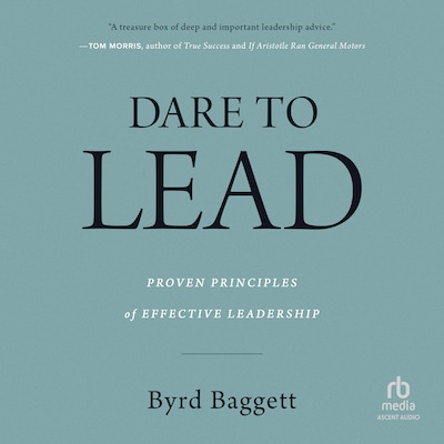 Dare to Lead – omslag til lydbogen af Byrd Baggett