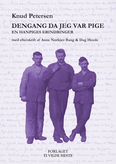 Dengang da jeg var pige – omslag til lydbogen af Knud Petersen