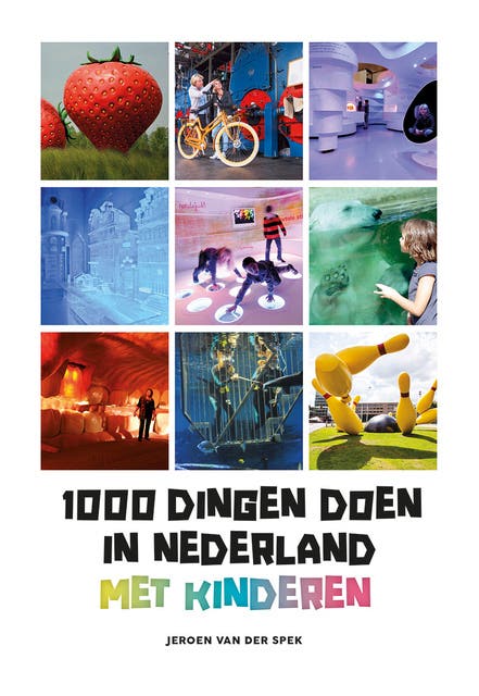 1000 dingen doen in Nederland met kinderen – omslag van het luisterboek van Jeroen van der Spek