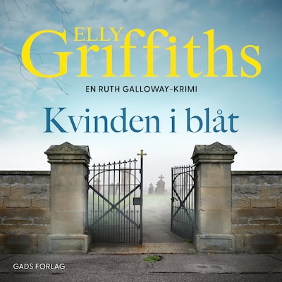 Kvinden i blåt – omslag til lydbogen af Elly Griffiths