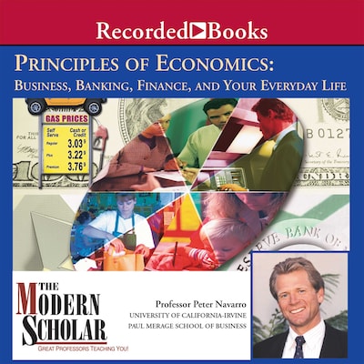 Principles of Economics – omslag til lydbogen af Peter Navarro