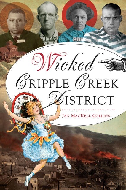 Wicked Cripple Creek District – omslag til lydbogen af Jan Mackell Collins