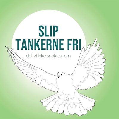 Slip tankerne fri – omslag til lydbogen af Sascha Strange