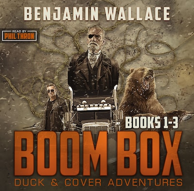 Boom Box – omslag til lydbogen af Benjamin Wallace