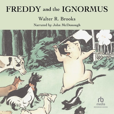 Freddy and the Ignormus – omslag til lydbogen af Walter R. Brooks
