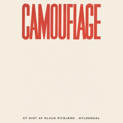 Camouflage – omslag til lydbogen af Klaus Rifbjerg
