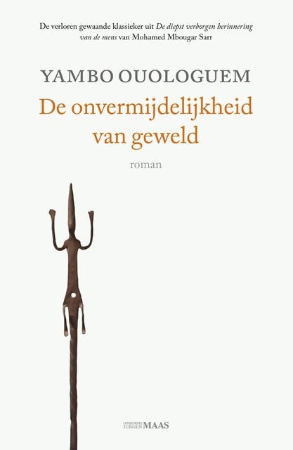 De onvermijdelijkheid van geweld – omslag van het luisterboek van Yambo Ouologuem