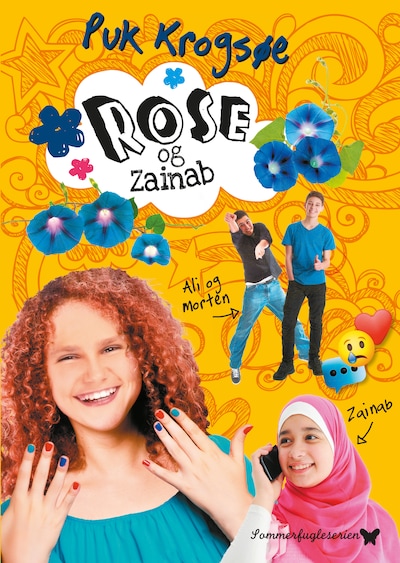 Rose og Zainab – omslag til lydbogen af Puk Krogsøe