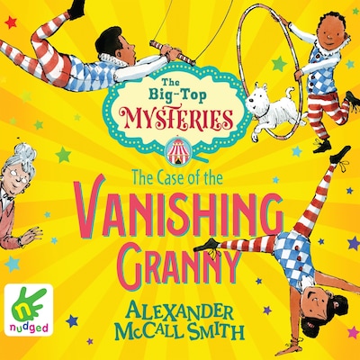 The Case of the Vanishing Granny – omslag til lydbogen af Alexander McCall Smith