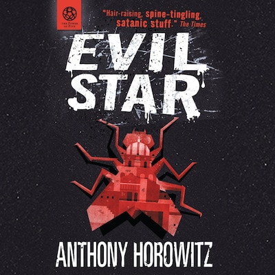 The Power of Five: Evil Star – omslag til lydbogen af Anthony Horowitz
