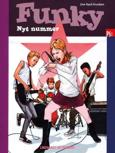 Funky - Nyt nummer – omslag til lydbogen af Line Kyed Knudsen