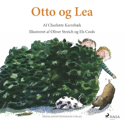 Otto og Lea – omslag til lydbogen af Charlotte Karrebæk