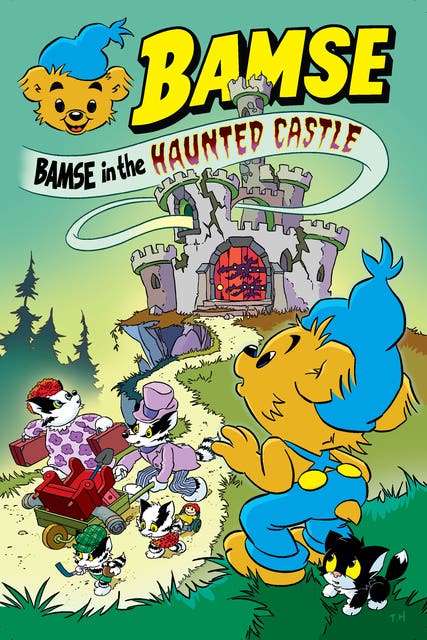 Bamse in the haunted castle – omslag til lydbogen af Rune Andréasson