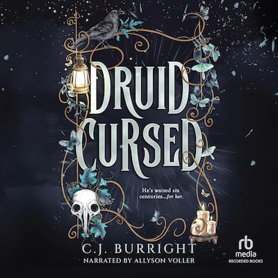 Druid Cursed – omslag til lydbogen af C.J. Burright