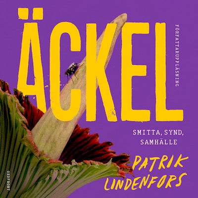 Äckel – omslag till ljudboken av Patrik Lindenfors