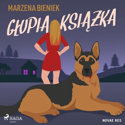 Głupia książka – okładka audiobooka, autor Marzena Bieniek