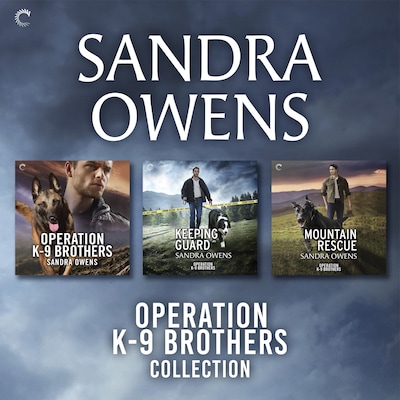 Operation K-9 Brothers Collection – omslag til lydbogen af Sandra Owens