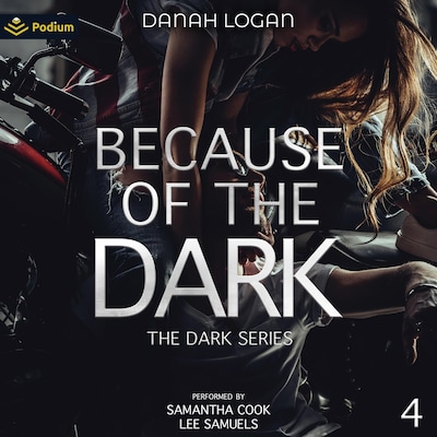Because of the Dark – omslag til lydbogen af Danah Logan