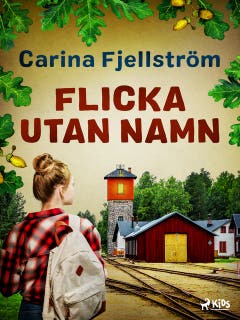 Flicka utan namn – omslag till ljudboken av Carina Fjellström