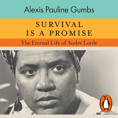 Survival is a Promise – omslag til lydbogen af Alexis Pauline Gumbs