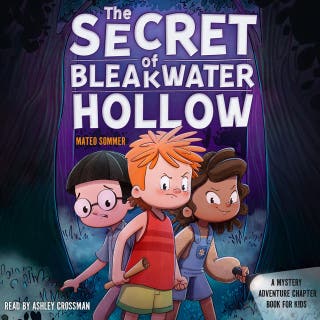 The Secret of Bleakwater Hollow: A Mystery Adventure Chapter Book for Kids – omslag till ljudboken av Mateo Sommer