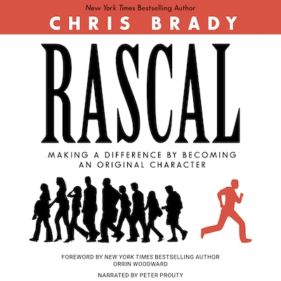 Rascal – omslag til lydbogen af Chris Brady