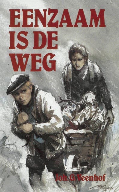 Eenzaam is de weg – omslag van het luisterboek van Joh. G. Veenhof