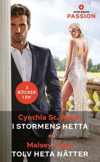 I stormens hetta / Tolv heta nätter – omslag till ljudboken av Cynthia St. Aubin,Maisey Yates