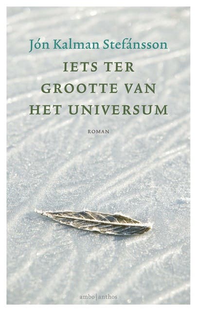 Iets ter grootte van het universum: een familiesaga – omslag van het luisterboek van Jón Kalman Stefánsson