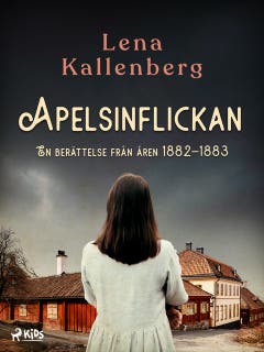 Apelsinflickan – omslag till ljudboken av Lena Kallenberg