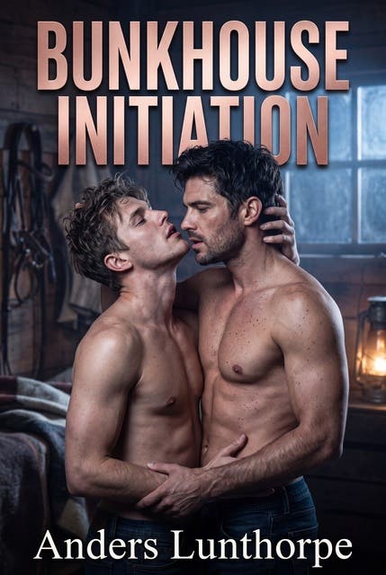 Bunkhouse Initiation: A Gay Bunkhouse Erotic Novel – omslag til lydbogen af Anders Lunthorpe