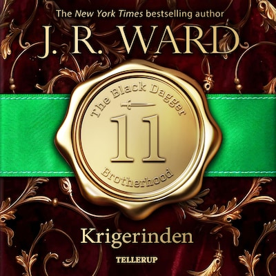 The Black Dagger Brotherhood #11: Krigerinden – omslag til lydbogen af J. R. Ward
