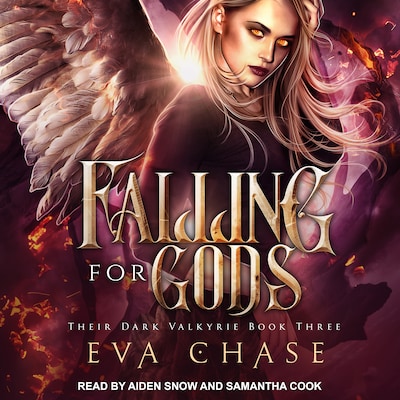 Falling for Gods – omslag til lydbogen af Eva Chase