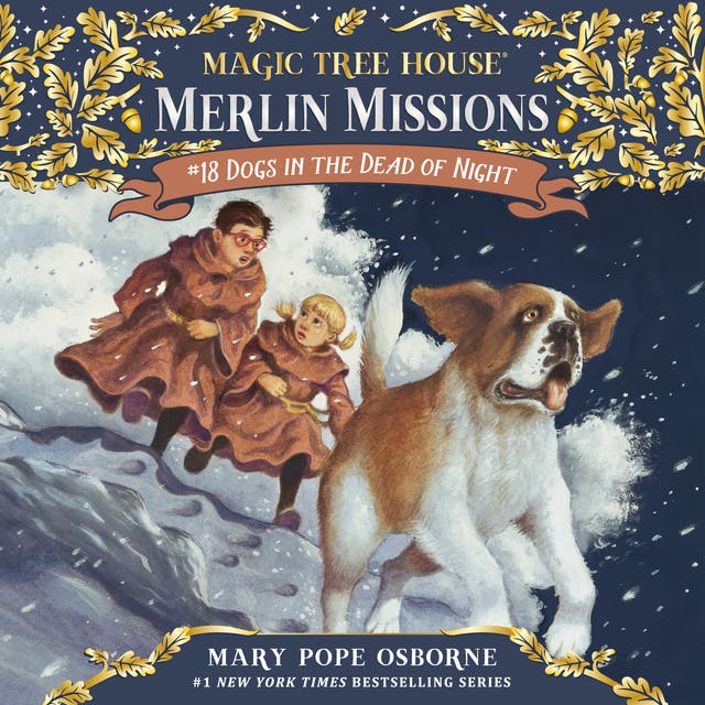 Dogs in the Dead of Night – omslag til lydbogen af Mary Pope Osborne