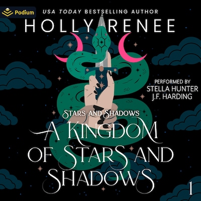 A Kingdom of Stars and Shadows – omslag til lydbogen af Holly Renee