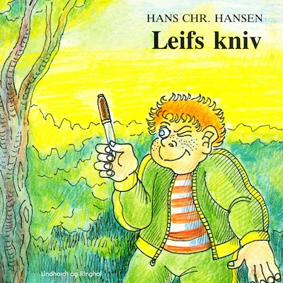 Leifs kniv – omslag til lydbogen af Hans Christian Hansen