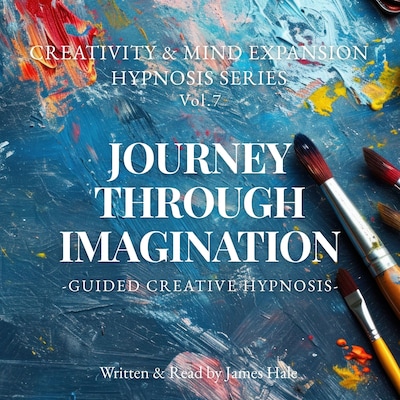 Journey Through Imagination – Guided Creative Hypnosis – omslag til lydbogen af James Hale