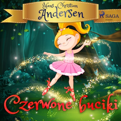 Czerwone buciki – okładka audiobooka, autor H. C. Andersen